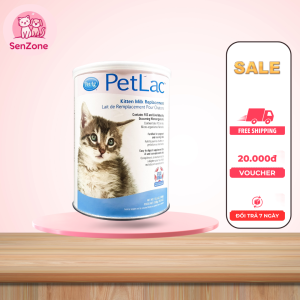 Sữa PetLac cho mèo con – sữa bổ sung dinh dưỡng cho mèo sơ sinh mất mẹ – nên cho mèo uống sữa gì