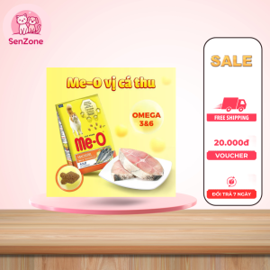 Thức ăn cho mèo Me-O vị cá thu 350g – Hạt dinh dưỡng cho mèo lớn