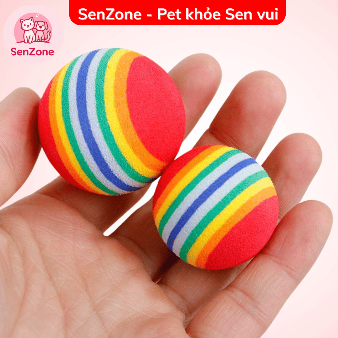 Đồ Chơi Chó Mèo - Bóng Đồ Chơi Cho Chó Mèo - Ảnh 2