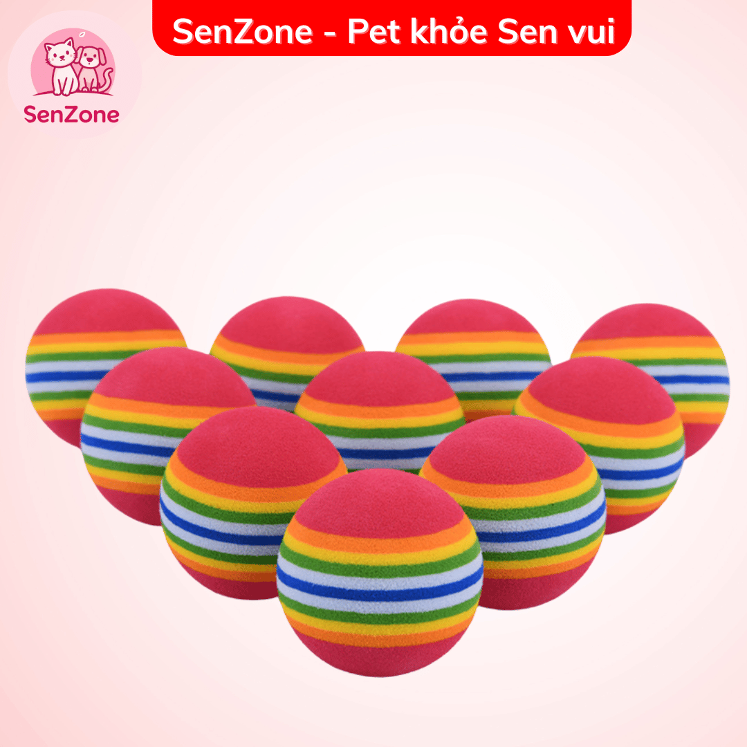 Đồ Chơi Chó Mèo - Bóng Đồ Chơi Cho Chó Mèo - Ảnh 3