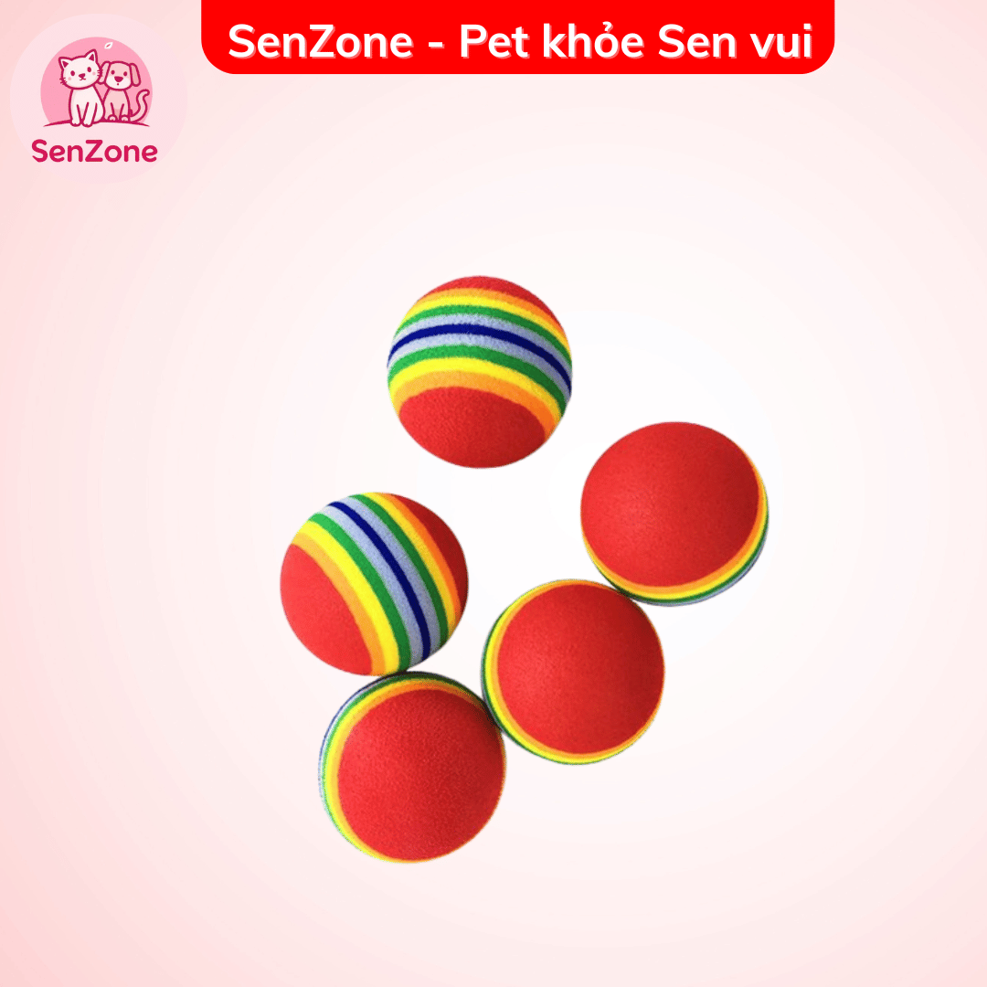 Đồ Chơi Chó Mèo - Bóng Đồ Chơi Cho Chó Mèo - Ảnh 4