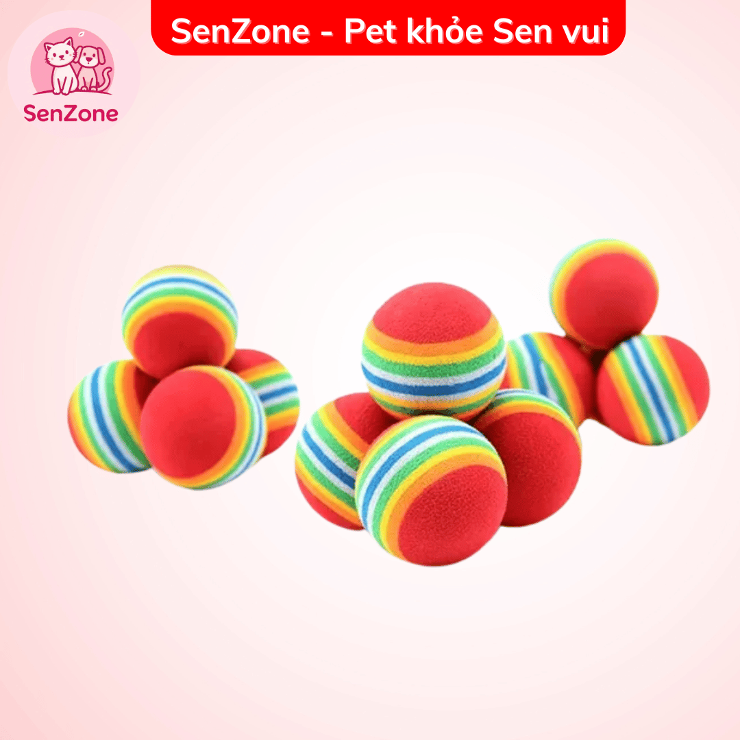 Đồ Chơi Chó Mèo - Bóng Đồ Chơi Cho Chó Mèo - Ảnh 5