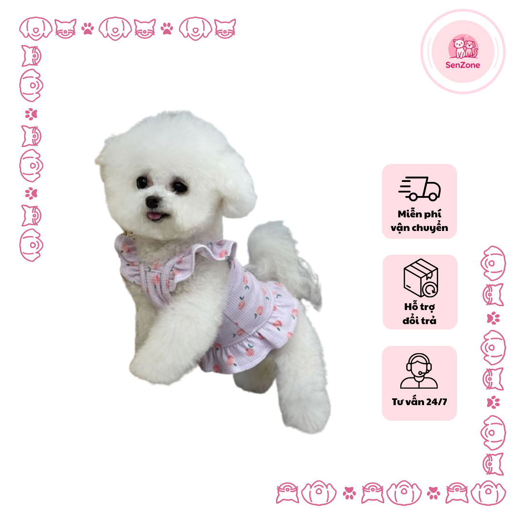 Quần áo thú cưng - Váy chó cho mùa thu hè - Ảnh 2