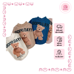 Quần áo thú cưng - Áo Thun Gấu Teddy Cool Dad Cho Thú Cưng