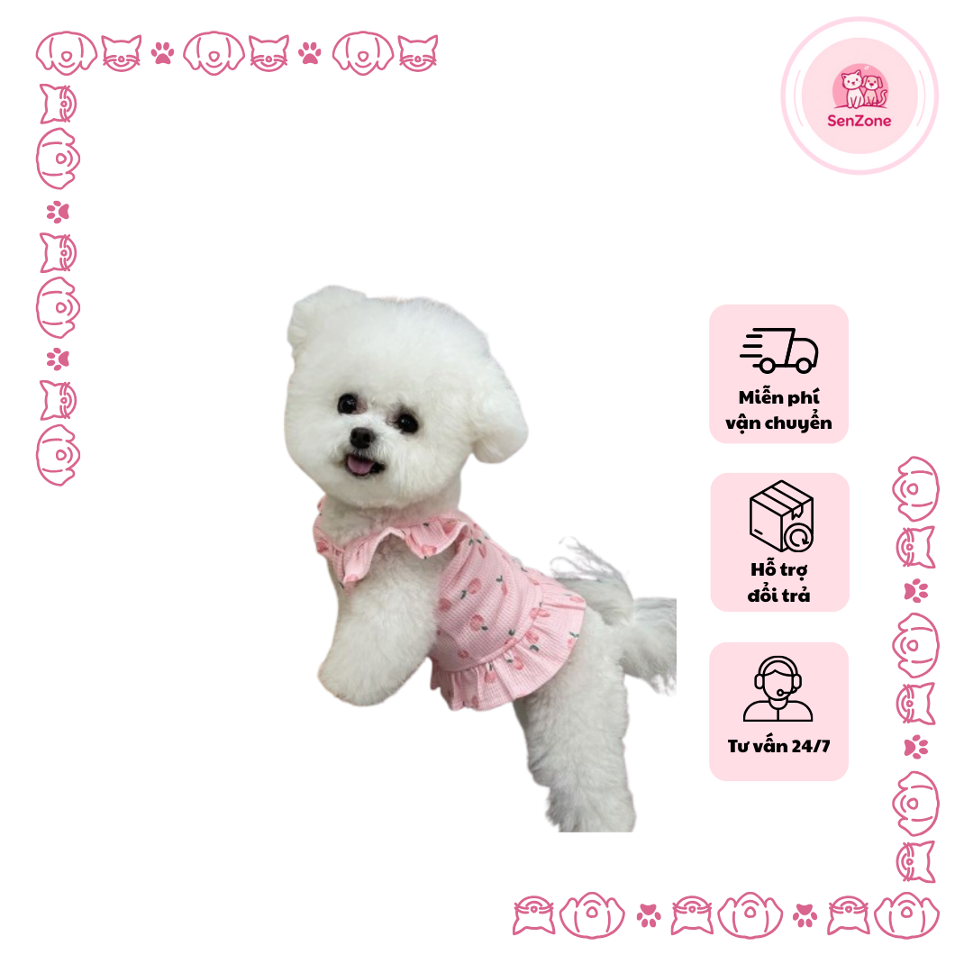 Quần áo thú cưng - Váy chó cho mùa thu hè - Ảnh 3