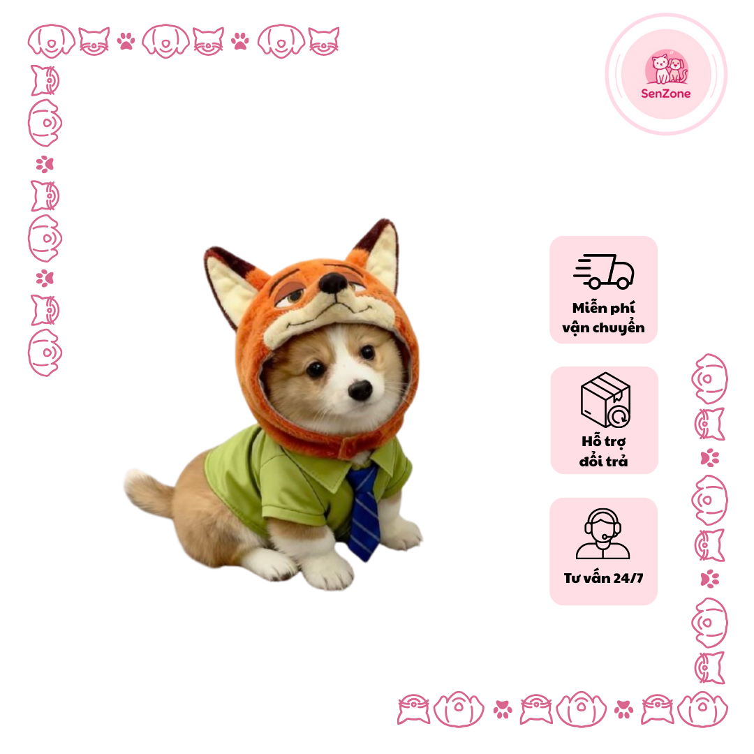 Quần áo thú cưng nhân vật hoạt hình Zootopia - Ảnh 5