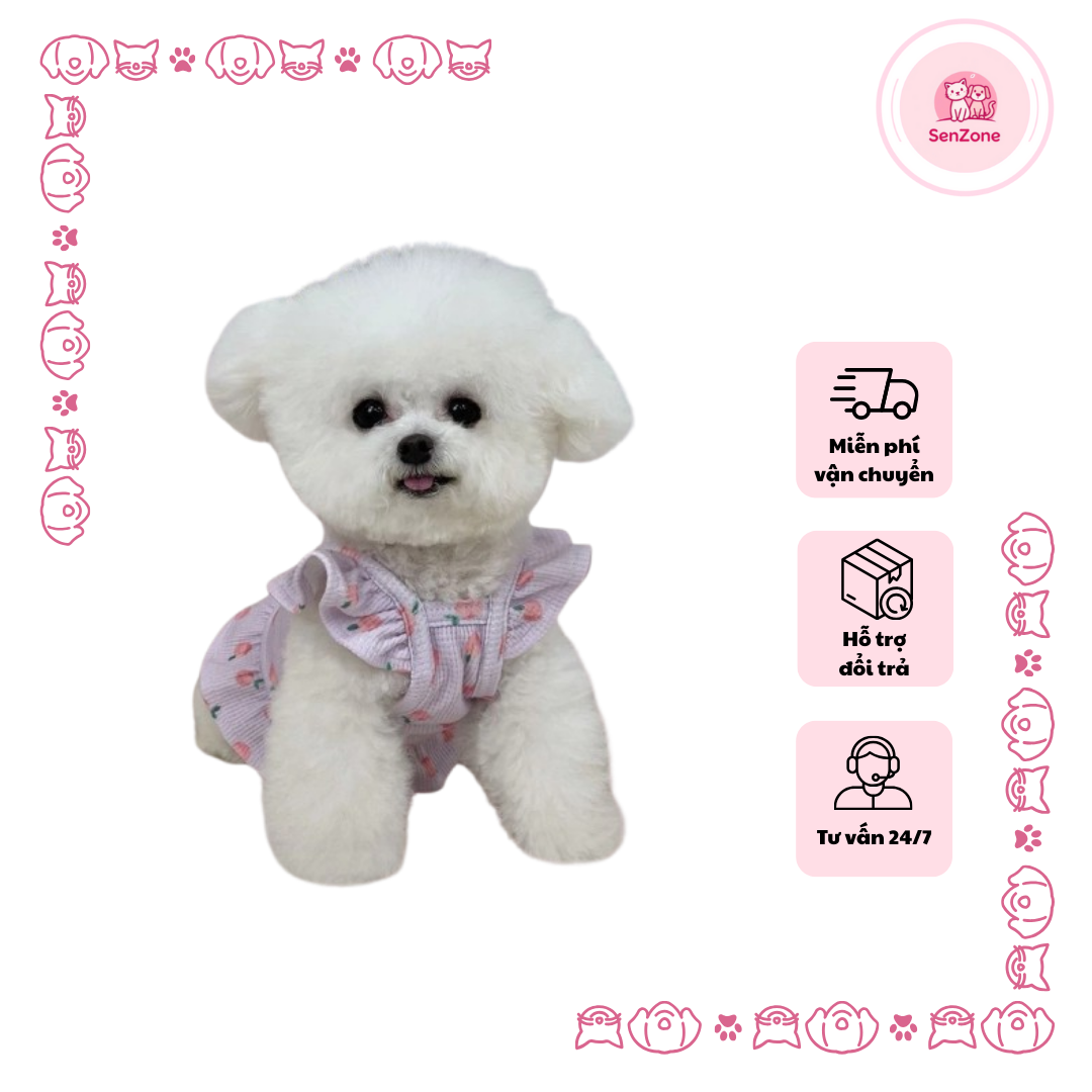 Quần áo thú cưng - Váy chó cho mùa thu hè - Ảnh 4