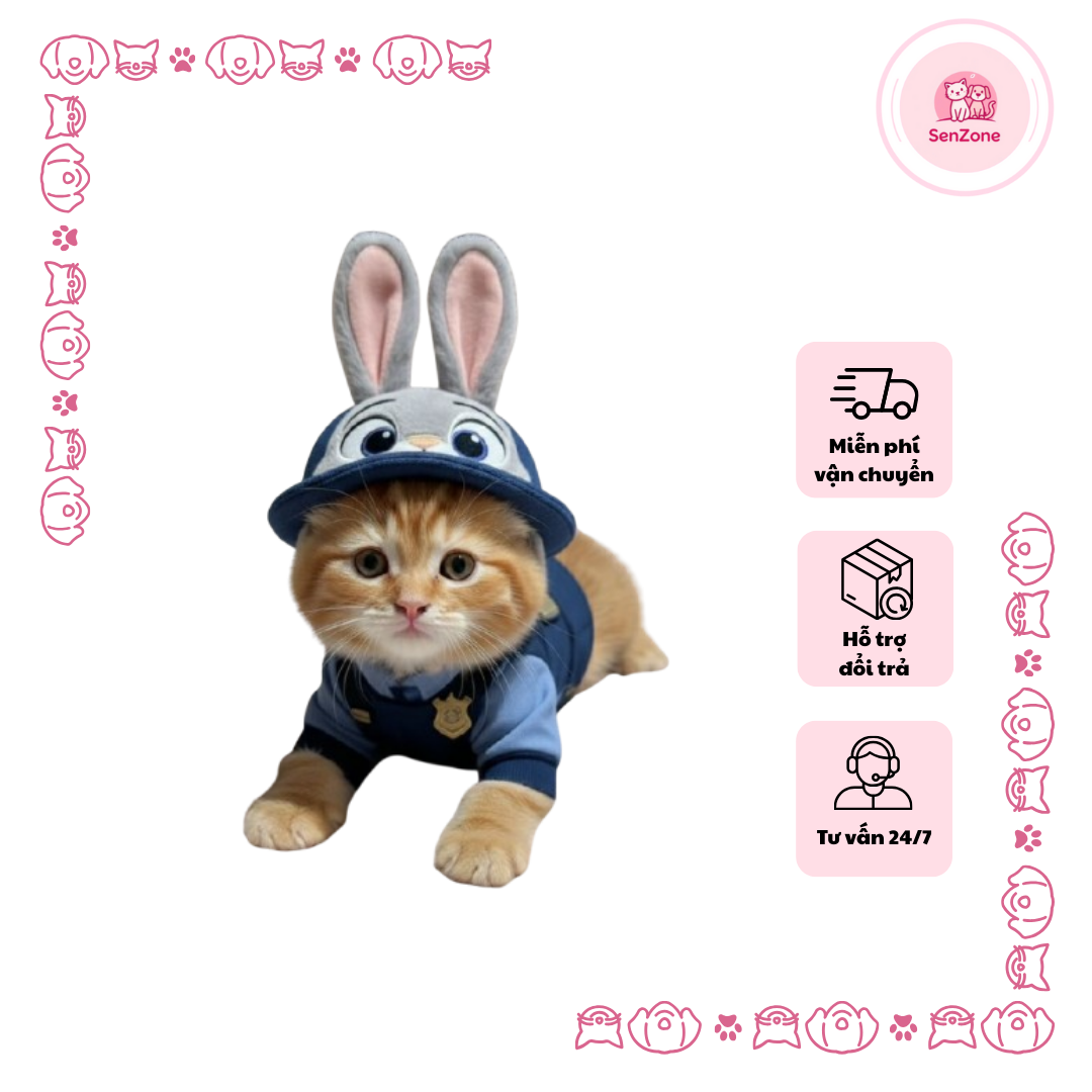 Quần áo thú cưng nhân vật hoạt hình Zootopia - Ảnh 3