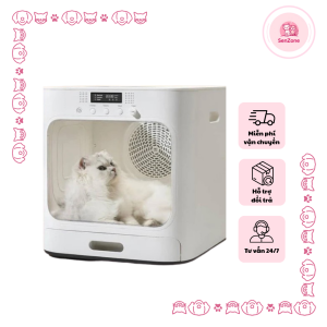 Máy sấy lông mèo lồng sấy