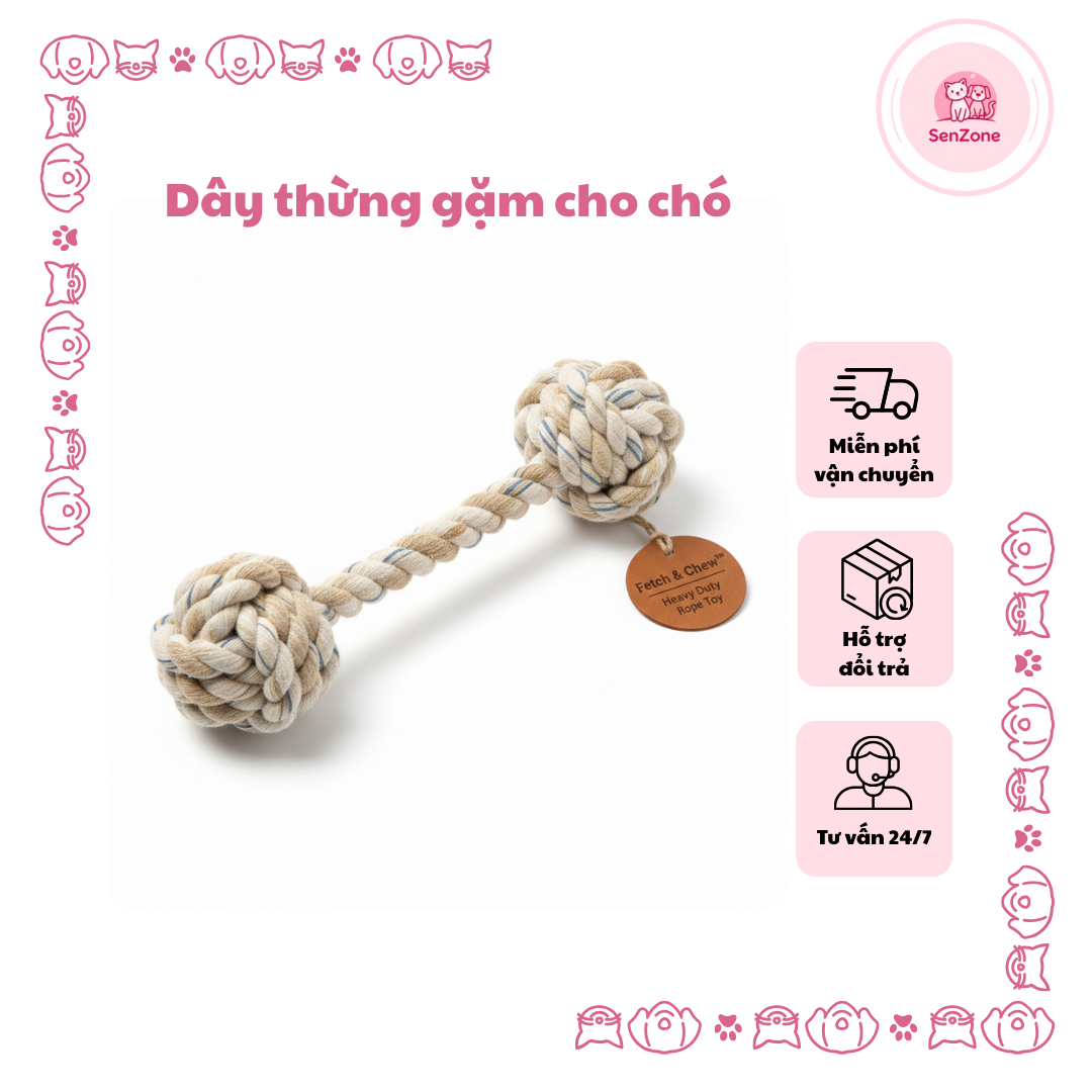 Dây thừng gặm cho chó